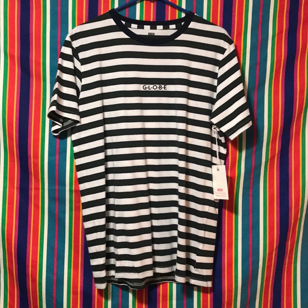 NWT striped globe s/s